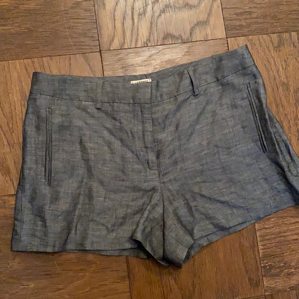 L’AGENCE Linen and silk blend shorts size 6